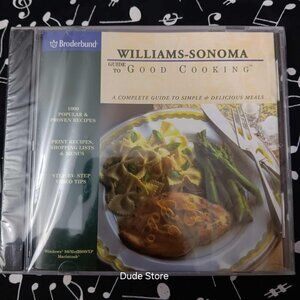 Brøderbund Williams Sonoma Guide To Good Cooking CD ROM PC Disc New Sealed 1996